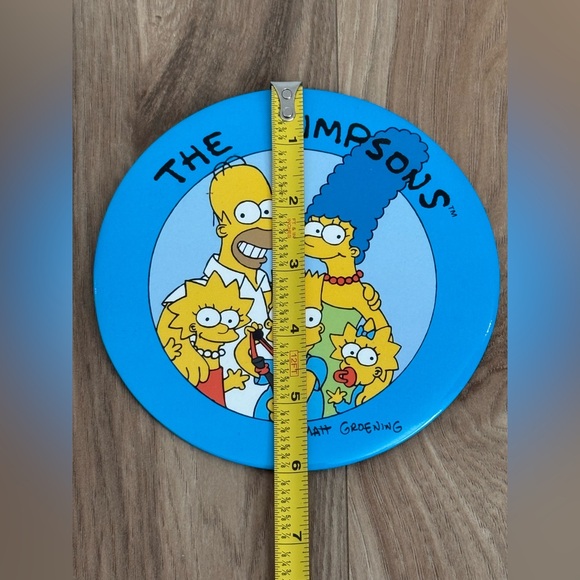 The Simpsons Pin / 6 inch / Bart Simpson / Homer Simpson / Collectibles - Picture 2 of 3